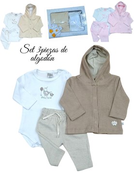 SETB 3 PZS SAQUITO CON CAPUCHA BODY Y PANTALON. SKIN