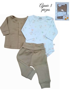 SET 3 PZS SAQUITO BODY Y PANTALON. SKIN