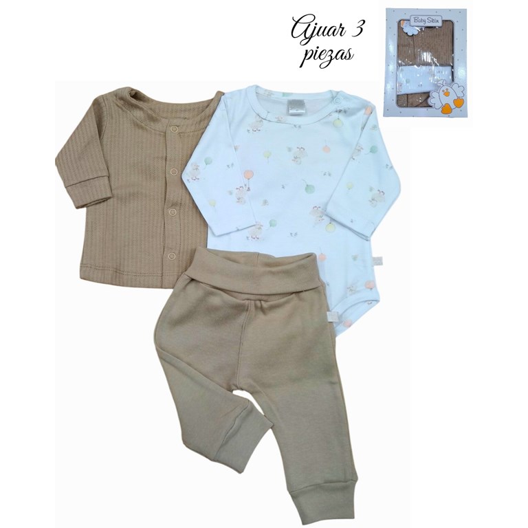 SET 3 PZS SAQUITO BODY Y PANTALON. SKIN