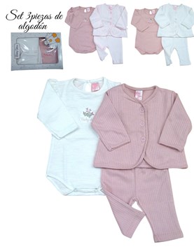 SET 3 PZS SAQUITO BODY Y CALZA. SKIN