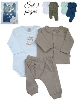 SET 3 PZS SAQUITO BODY Y PANTALON. SKIN