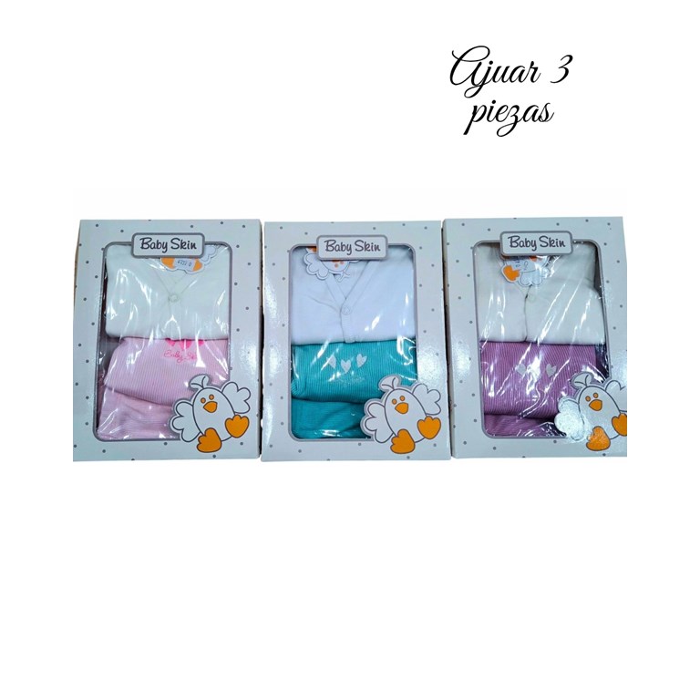 SET 3 PZS CARDIGAN BODY Y PANTALON. SKIN