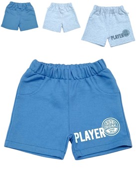 Short rustico con estampa player para bebe. Baby skin