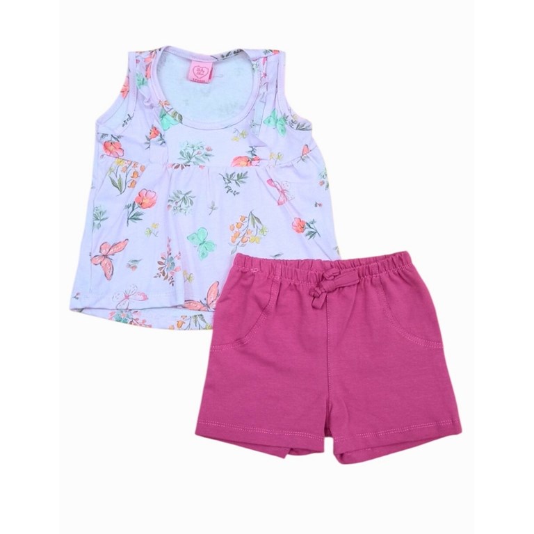 Conjunto de beba camisola y short.Baby skin