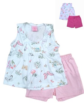 Conjunto de beba camisola y short.Baby skin