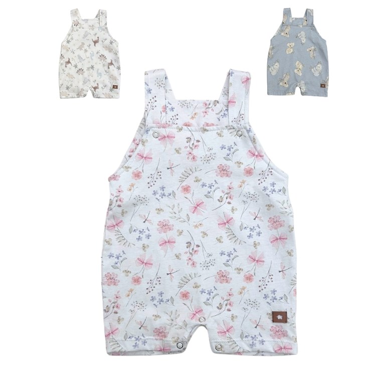 Jardinero de beba estampado. pilim