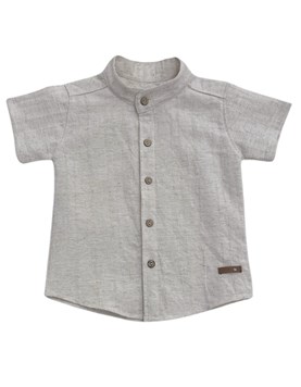 Camisa cuello mao modelo dobby. pilim