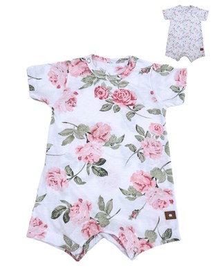 SET: BODY SIN MANGA ESTAMPADO + SHORT ALGODON BEBA. PILIM