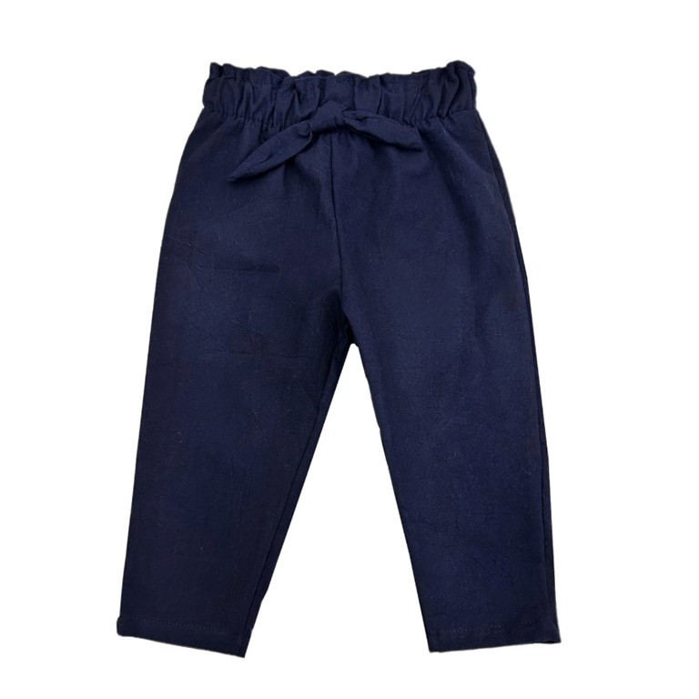 PANTALON TUSOR PARA BEBA CON LAZO PILIM