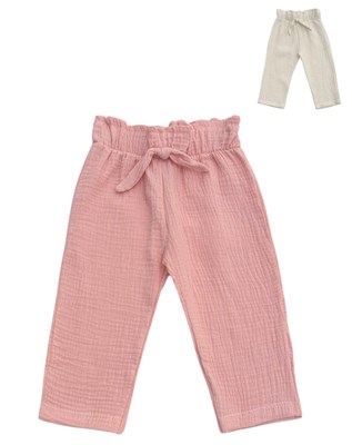PANTALON TUSOR PARA BEBA CON LAZO PILIM