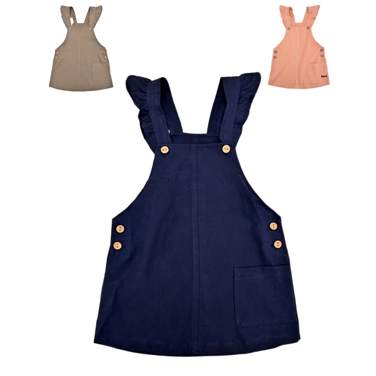 JUMPER PARA BEBA MODELO LULY EN TUSOR CON BOLSILLO PILIM