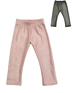 Calza recta elastizada brillosa.Pilim