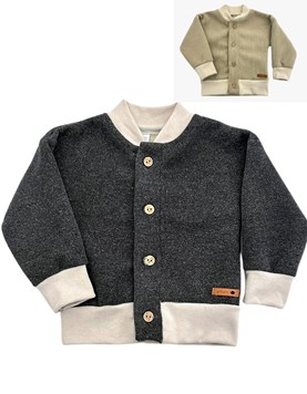 Campera bomber frisa corderito.Pilim