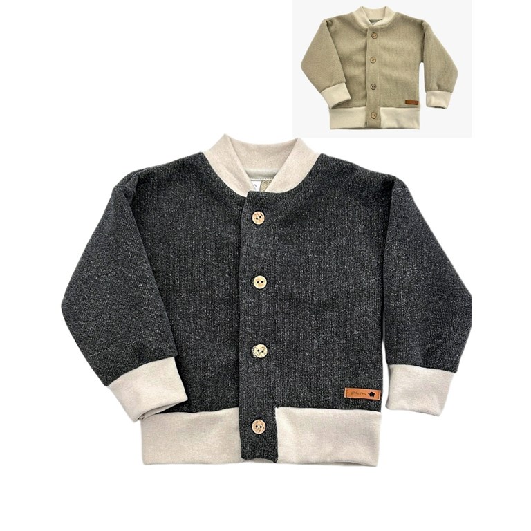 Campera bomber frisa corderito.Pilim