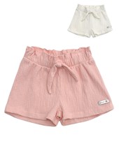 Short de bambula elastizada con lazo.pilim