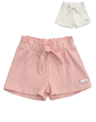 Short de bambula elastizada con lazo.pilim