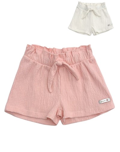 Short de bambula elastizada con lazo.pilim