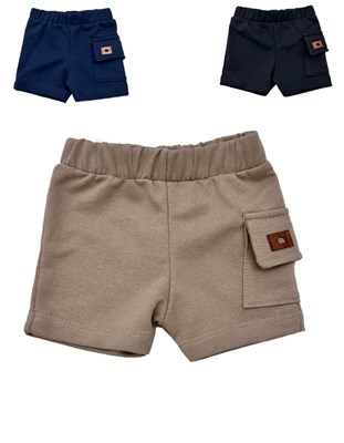 BERMUDA PARA BEBE EN RUSTICO SNOW CON BOLSILLOS PILIM