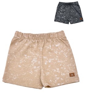 (G) SHORT RUSTICO PARA BEBE LISO PILIM