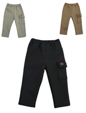 PANTALON FRISA ELASTIZADO CON BOLSILLOS. PILIM