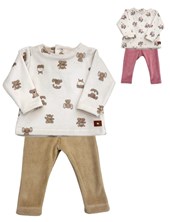 Conjunto de buzo estampado y pantalon.Pilim