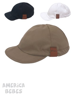GORRO TIPO CAPELINA PARA BEBES EN GABARDINA TALLES 40-42-44 PILIM
