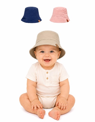 GORRITO PESCADOR PARA BEBES EN GABARDINA PILIM