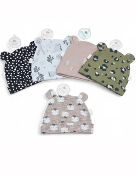 GORRITO PARA BEBES CON OREJITAS ALGODON ELASTANO PILIM