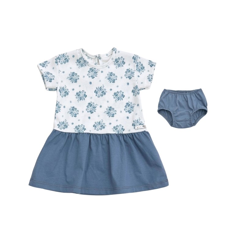 Vestido combinado con bombacha. pilim
