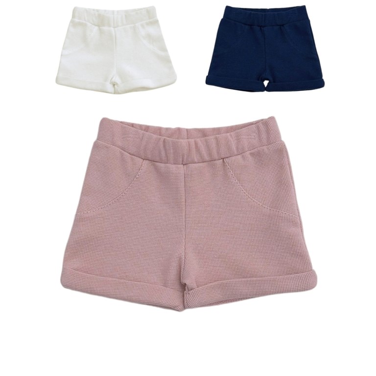 SHORT PARA BEBA EN WAFFLE C/LYCRA PILIM