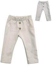 PANTALON LARGO LISO PARA BEBES UNISEX EN WAFFLE PILIM