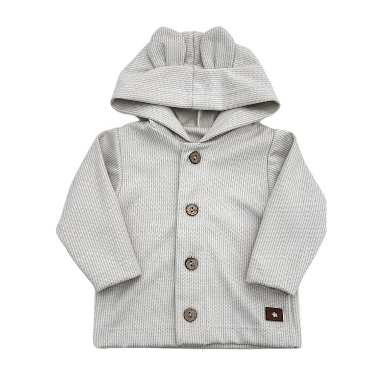 Camperita con capucha ositos para bebe.Pilim