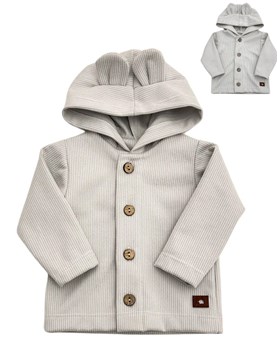 Camperita con capucha ositos para bebe.Pilim