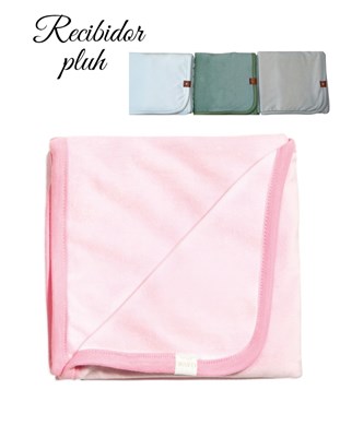 RECIBIDOR MANTA DE PLUSH LISO ELASTIZADO. PILIM MEDIDAS:69CM X 80 CM