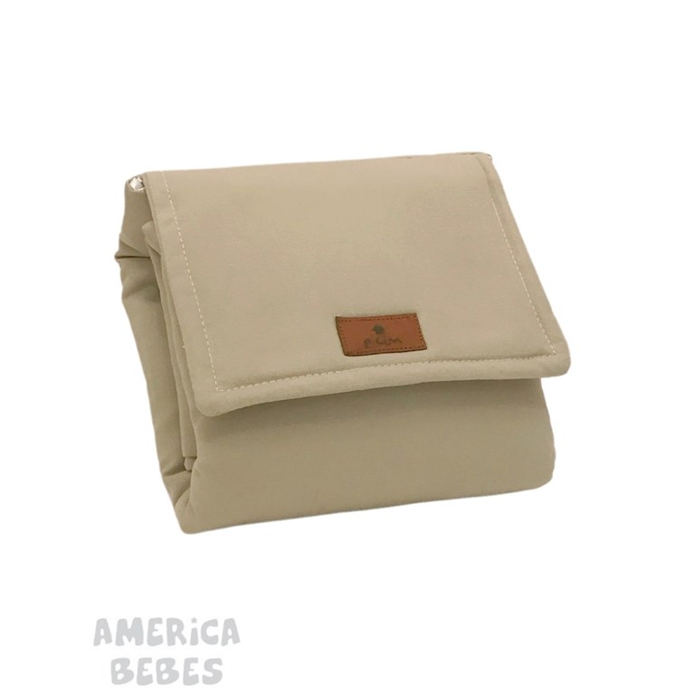 CAMBIADOR GABARDINA BEIGE 3 CAPAS TELA WATA Y PLASTICO PILIM