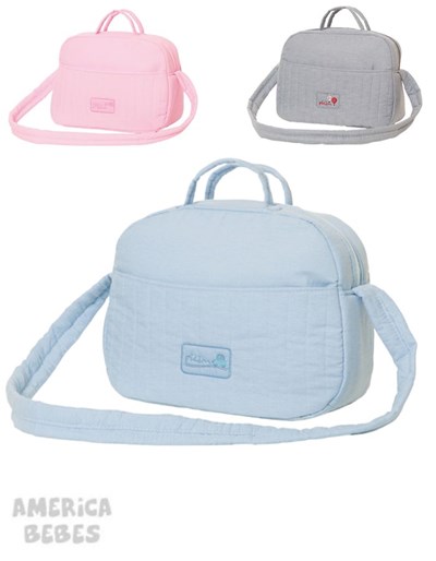 BOLSO CON BOLSILLO EXTERNO MATELASEADO . COLORES SURTIDOS PILIM