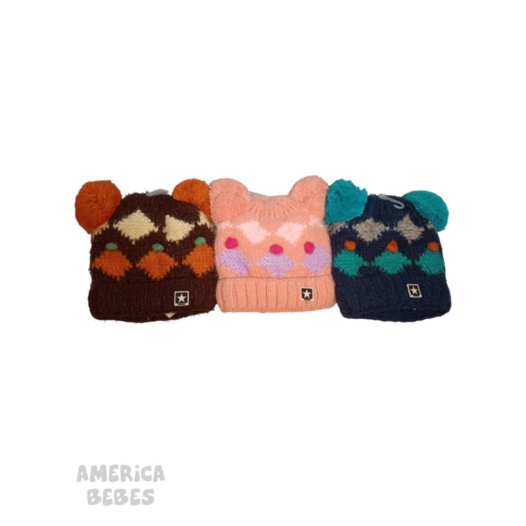 1153 Gorro lana. Colores surtidos. de 3 a 12 años Mac Fly