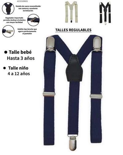 TIRADOR REGULABLE LISO BEBE, COLORES SURTIDOS. MAC FLY
