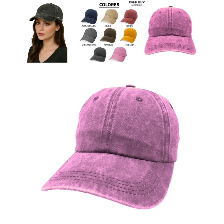 GORRA CON VISERA LISA MAC FLY