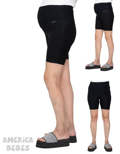 BIKER DE BENGALINA  CON CINTURA ELASTIZADA  QUE SERA