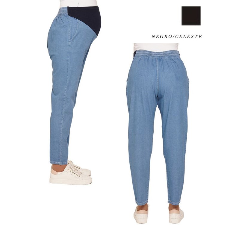 PANTALON CORTE JAPONES CON FAJA ELASTIZADA DE ALGODON QUE SERA