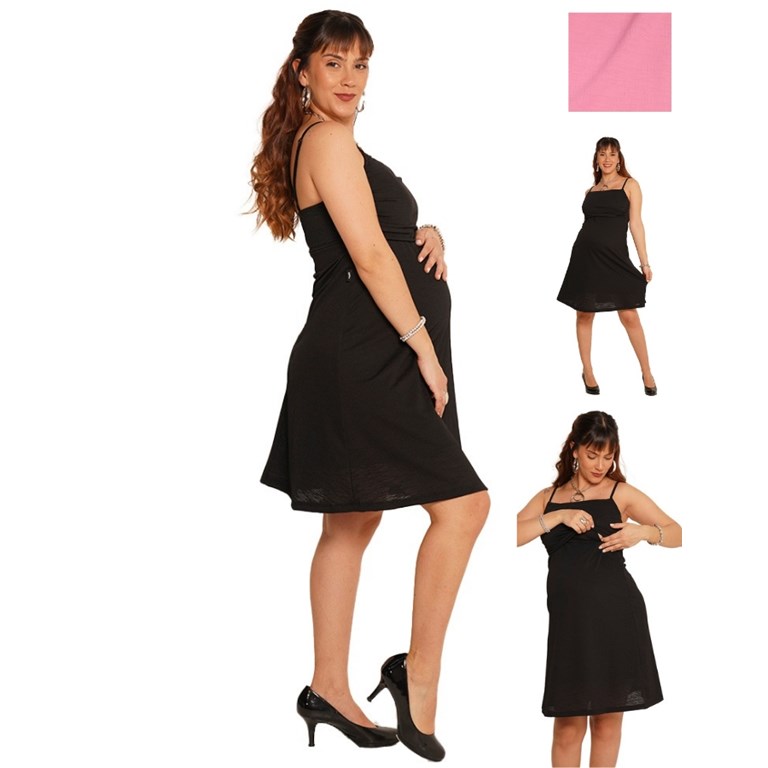 VESTIDO CREEP ELASTIZADO DRAPEADO DELANTERO QUE SERA