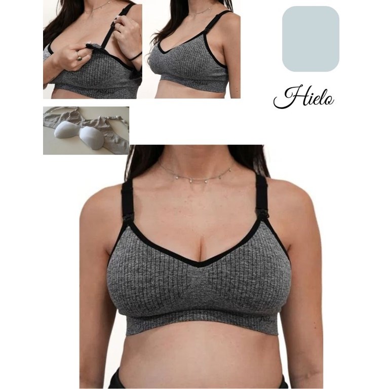 A245 HIELO CORPIÑO SIN COSTURA DEPORTIVO CON TRAMA Y TAZA SOFT DEMONTABLE. QUE SERA