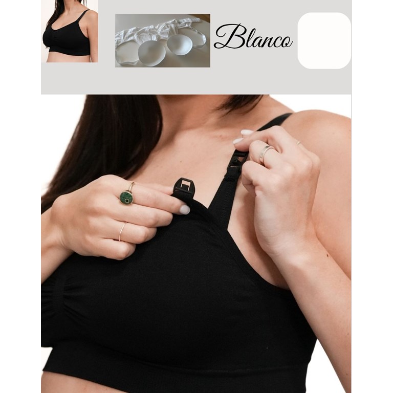 A246 BLANCO CORPIÑO SIN COSTURA CON AGARRE EN ESPALDA AMPLIO Y TAZA SOFT DESMONTABLE. QUE SERA