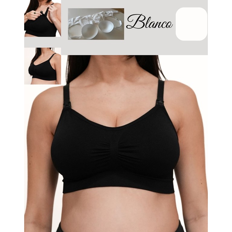 A246 BLANCO CORPIÑO SIN COSTURA CON AGARRE EN ESPALDA AMPLIO Y TAZA SOFT DESMONTABLE. QUE SERA