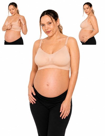A246 NATURAL CORPIÑO SIN COSTURA CON AGARRE EN ESPALDA AMPLIO Y TAZA SOFT DESMONTABLE. QUE SERA