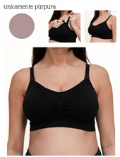 A246 PURPURA CORPIÑO SIN COSTURA CON AGARRE EN ESPALDA AMPLIO YBTAZA SOFT DESMONTABLE. QUE SERA