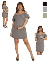 VESTIDO FM MORLEY SPX CON TORERITA,  PARA AMAMANTAR. QUE SERÁ