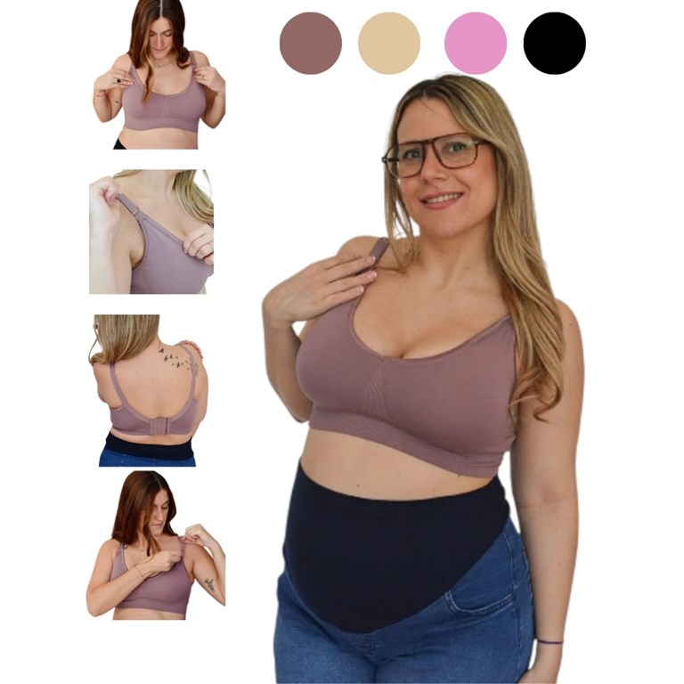 A251 PIEL CORPIÑO PARA AMAMANTAR SIN COSTURA. QUE SERA