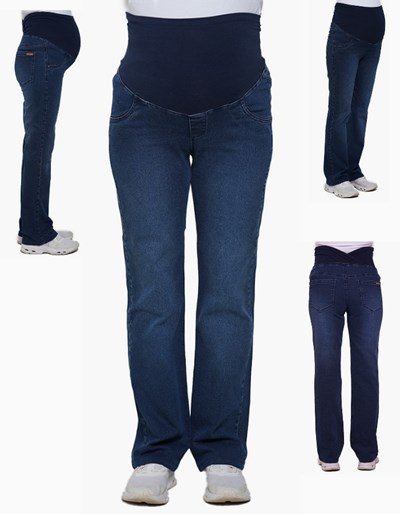PANTALÓN DE JEAN RECTO FAJA ELÁSTIZADA CRUZADA EN LA ESPALDA. QUE SERÁ